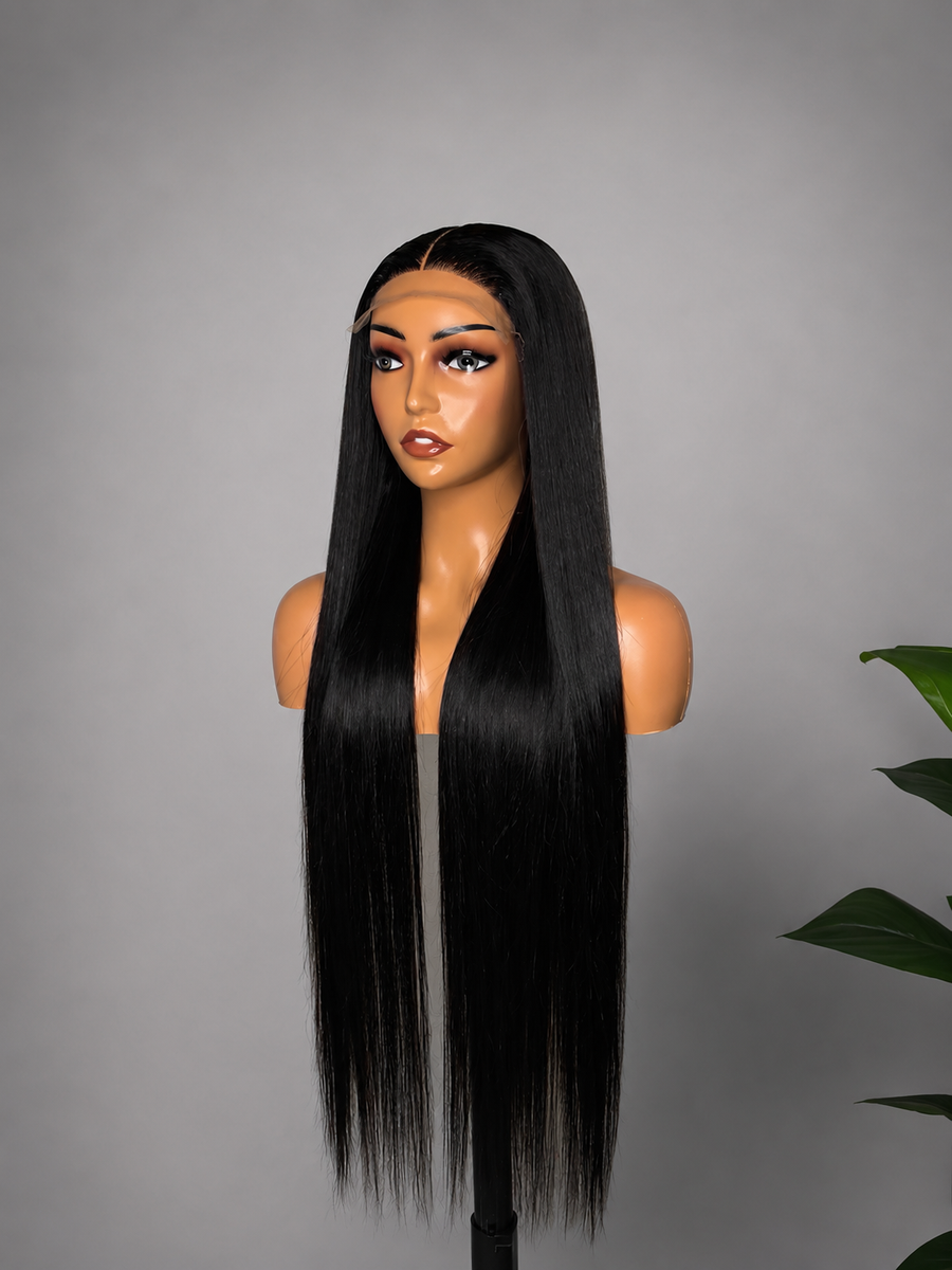 DAWN — Bone Straight Closure Wig