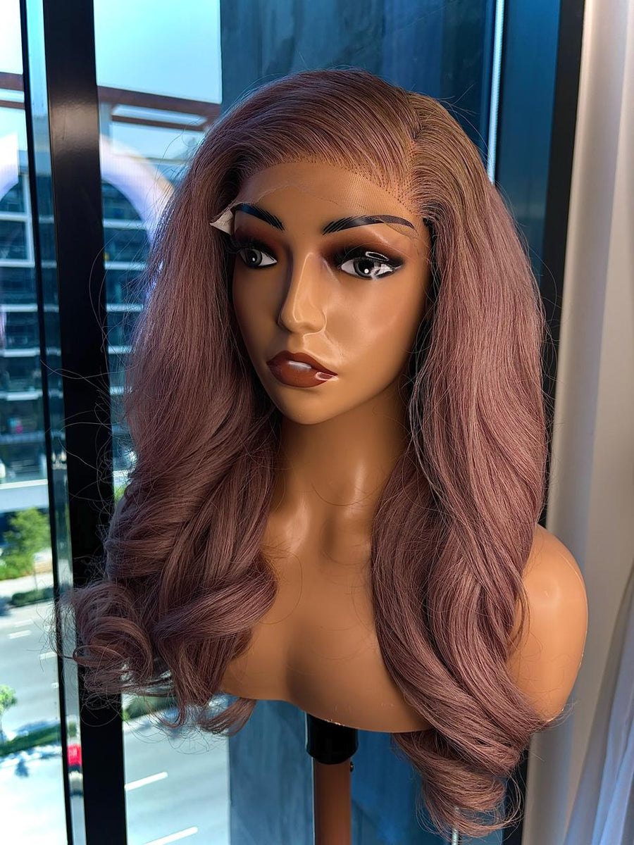 PURPLE BLUSH — Bounce Curls HD Closure Wig