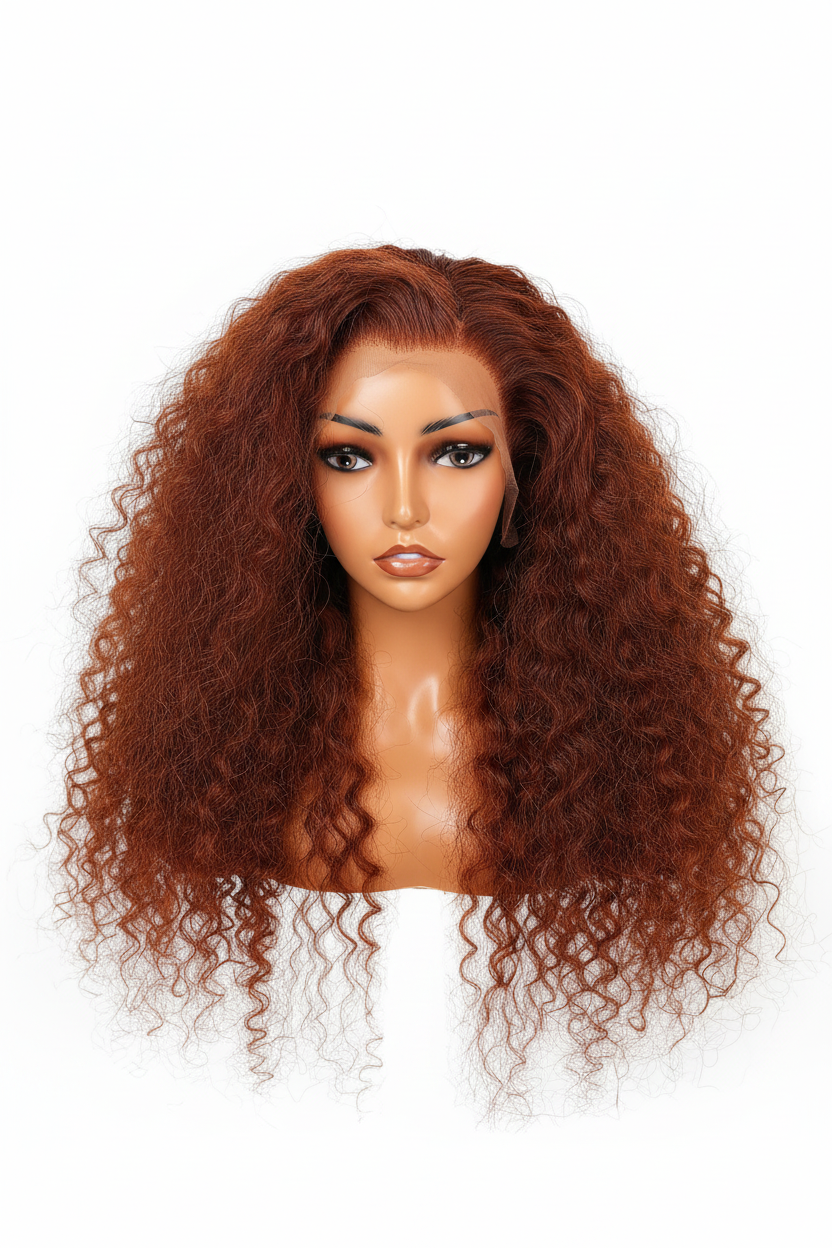 Ginger Curly Lace Front Wig 2