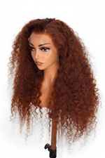 Ginger Curly Lace Front Wig 3