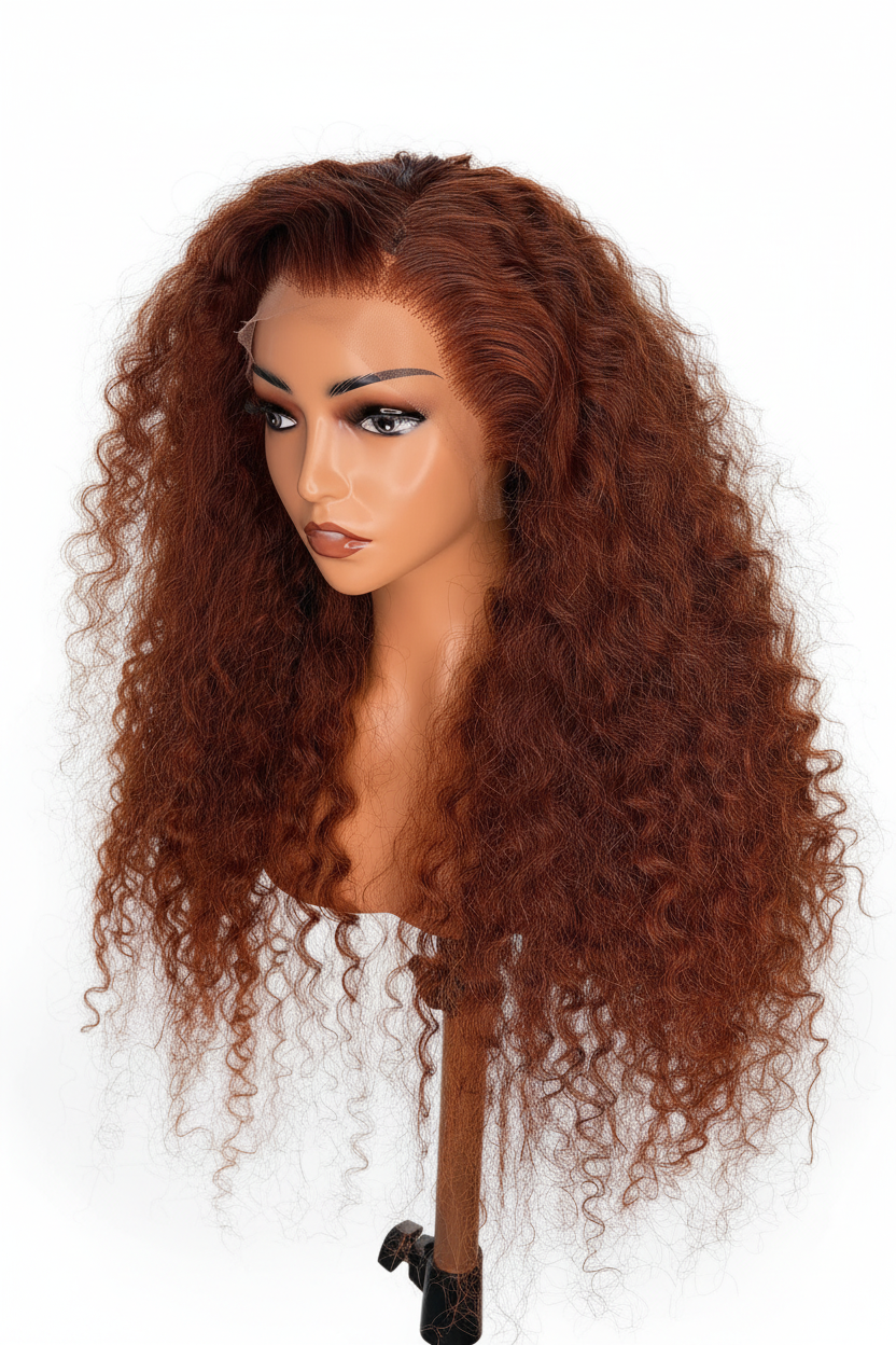 Ginger Curly Lace Front Wig 3