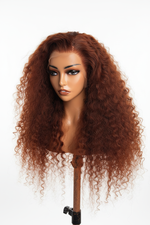 Ginger Curly Lace Front Wig 4