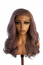 PURPLE BLUSH Bounce Curls Wig – Front View